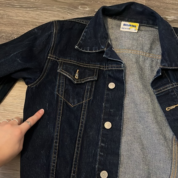Billabong Dark blue denim jacket - Picture 7 of 7